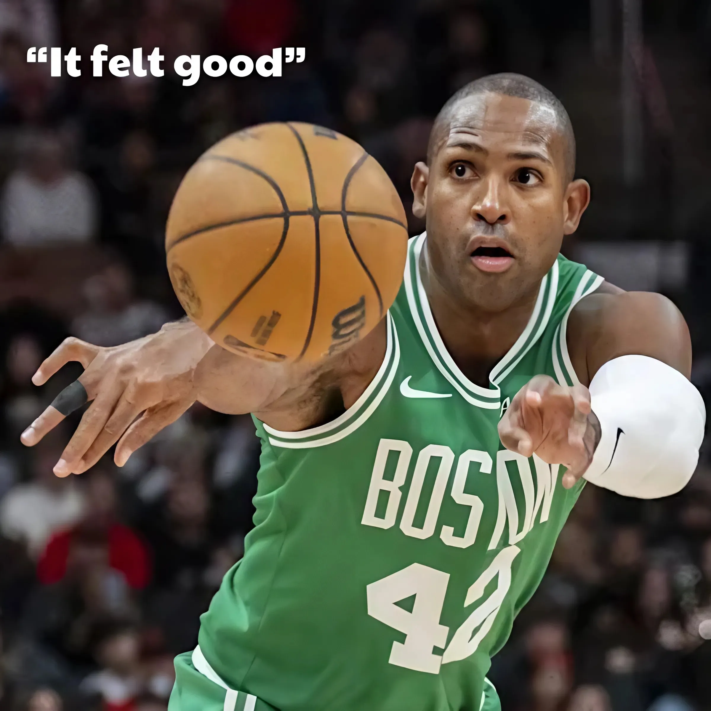 Al Horford shares thoughts on his conditioning after Celtics preseason debut