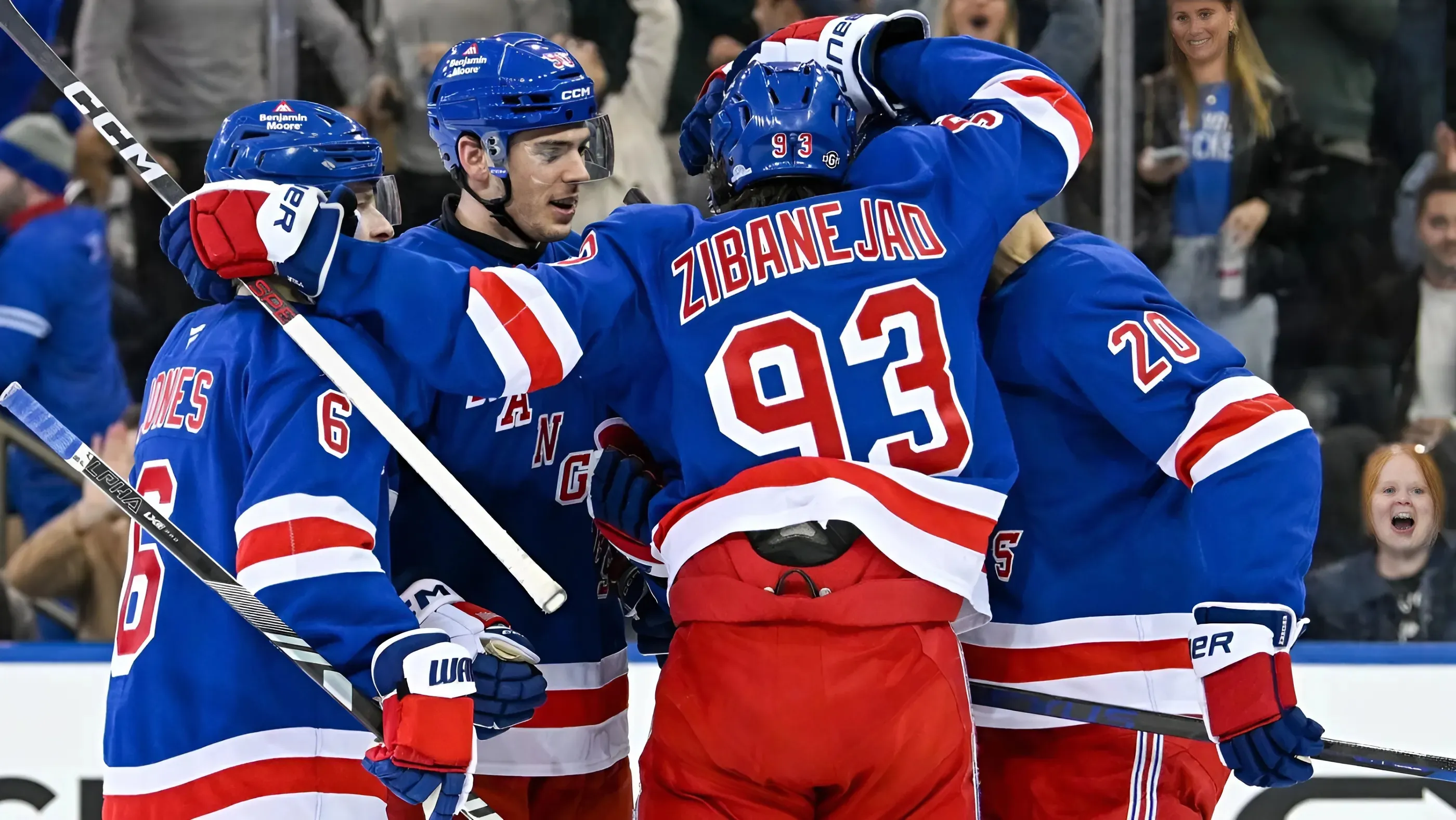 New York Rangers obliterated for their new banners