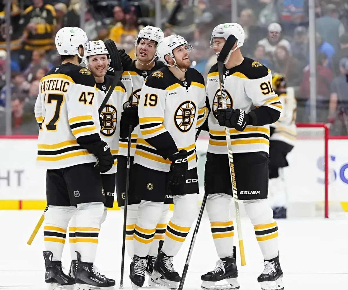 NHL Game Recap: Bruins Earn 1st Road Victory Of The Season, Defeating Avalanche 5-3