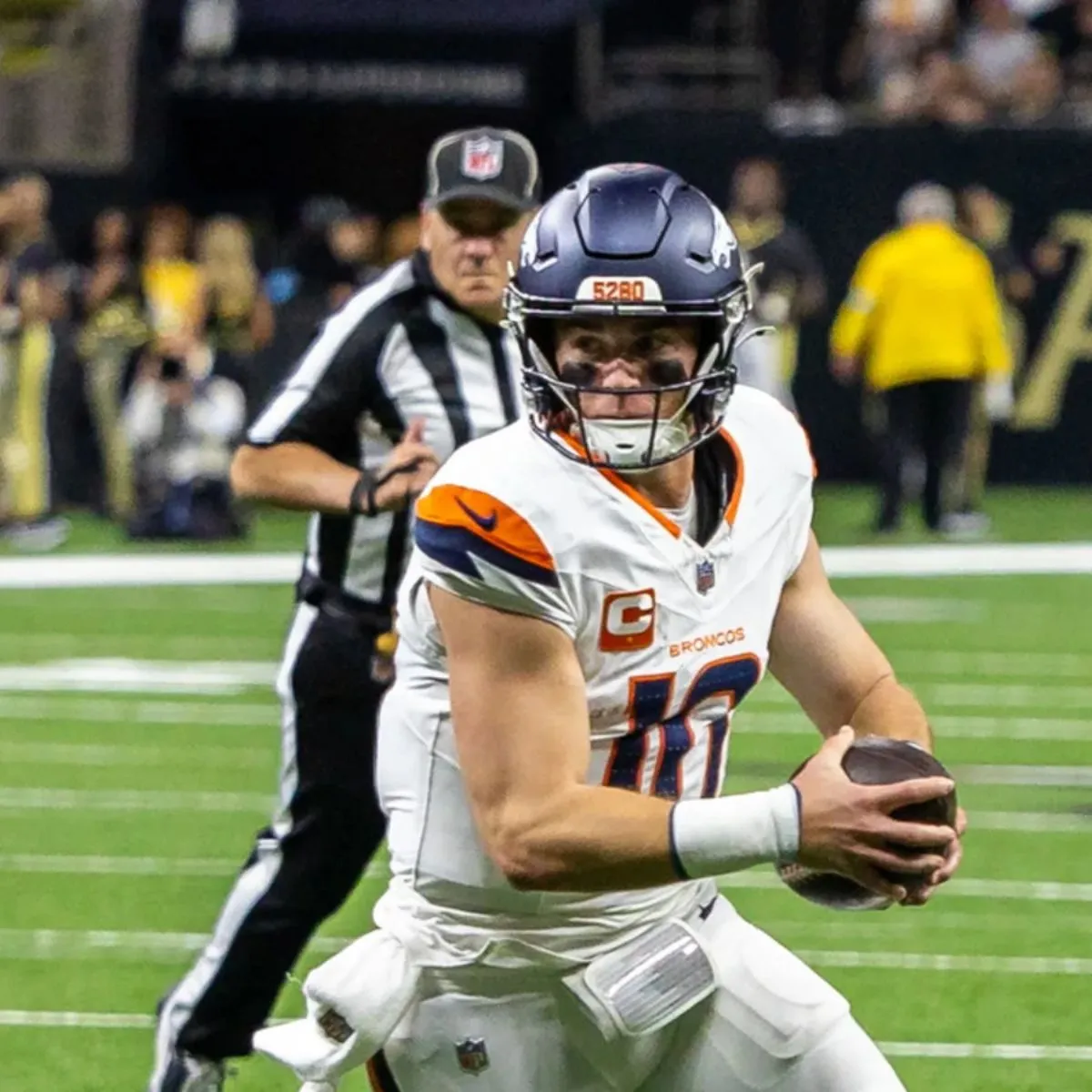 Broncos rushing attack, defense show out in blowout win over Saints