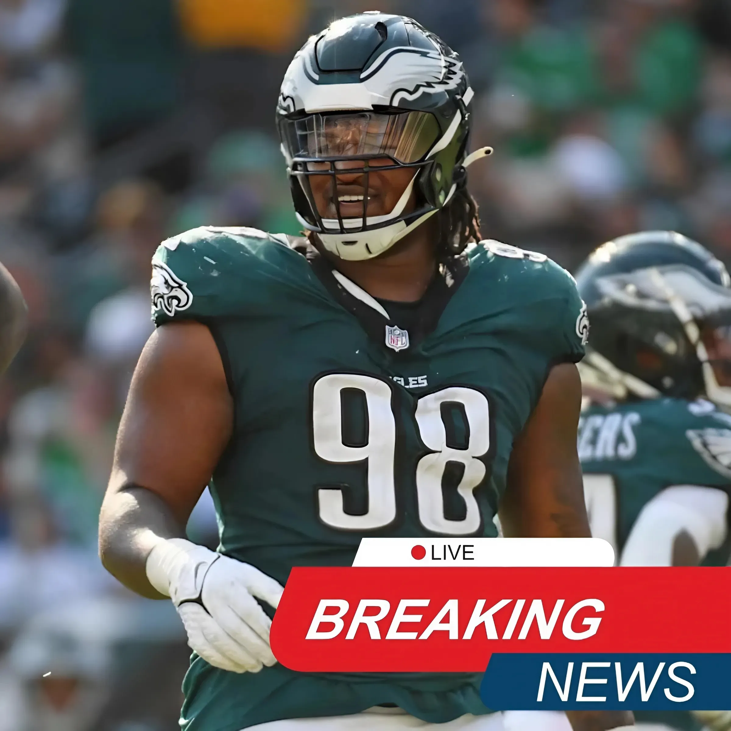 Eagles' Star Misses Practice With Shoulder Injury