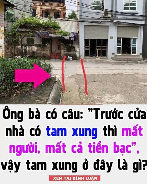 Ông bà có câu: ”Trước cửa nhà