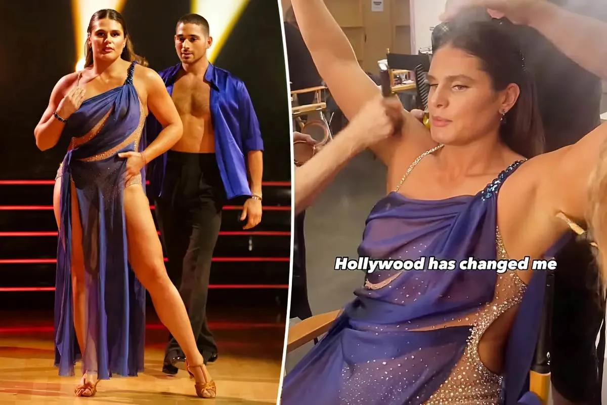 Ilona Maher gives behind-the-scenes look at 'Dancing With the Stars' makeup applied in surprising spot: 'Pit crew' tram