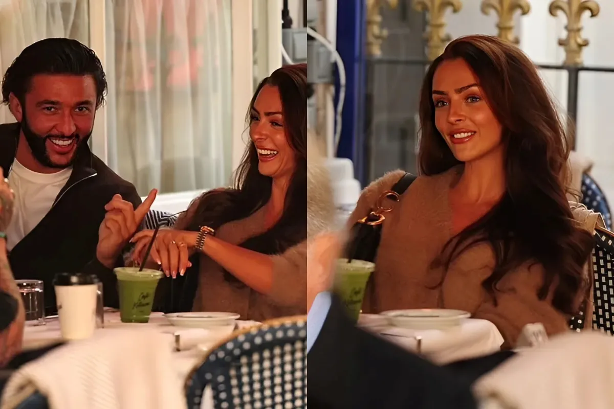 Love Island's Kady McDermott enjoys a lunch date with her new Absolutely Ascot boyfriend Henry Simmons after going public with their romance ngocc