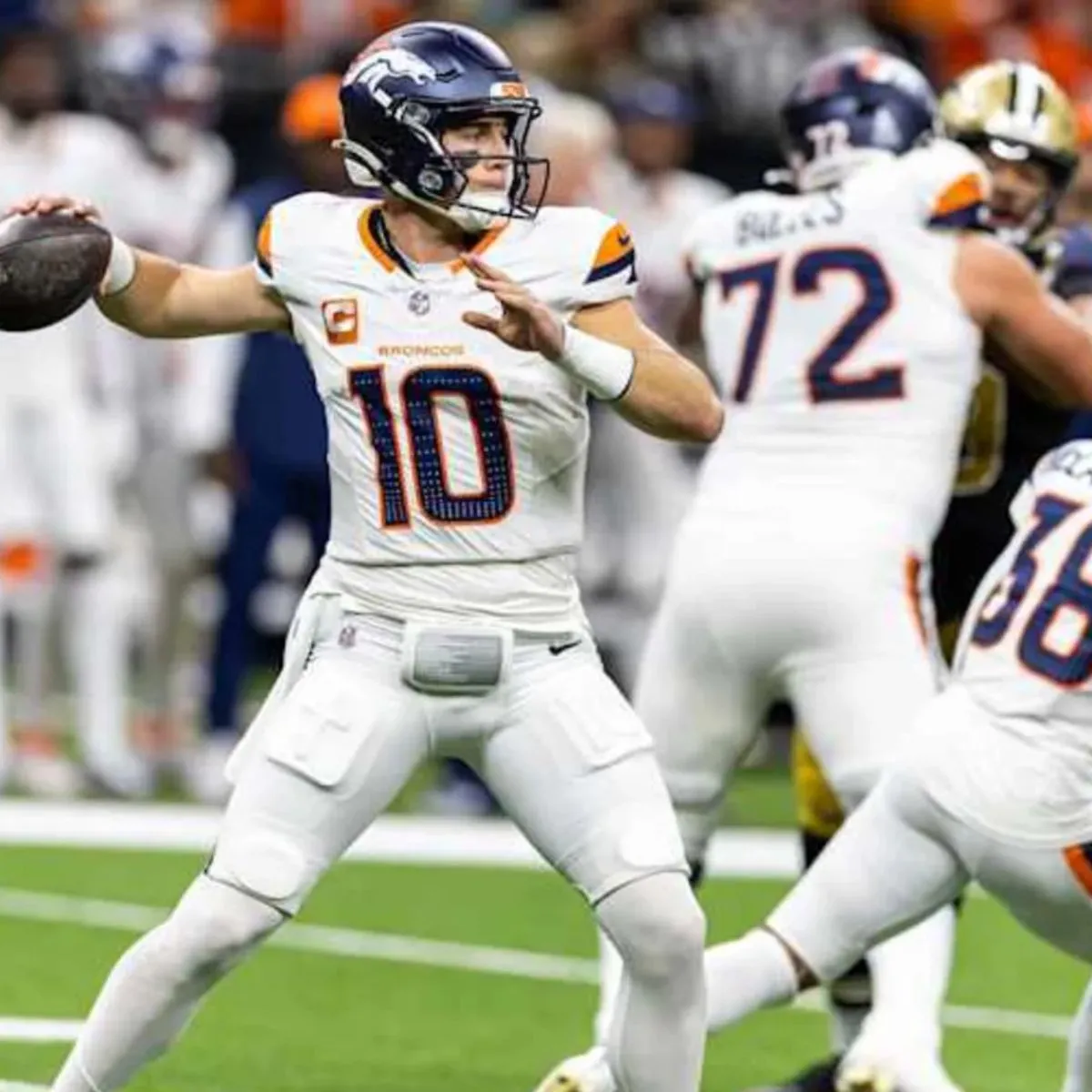 Broncos OT Garett Bolles on Rookie QB Bo Nix: 'He's Special'