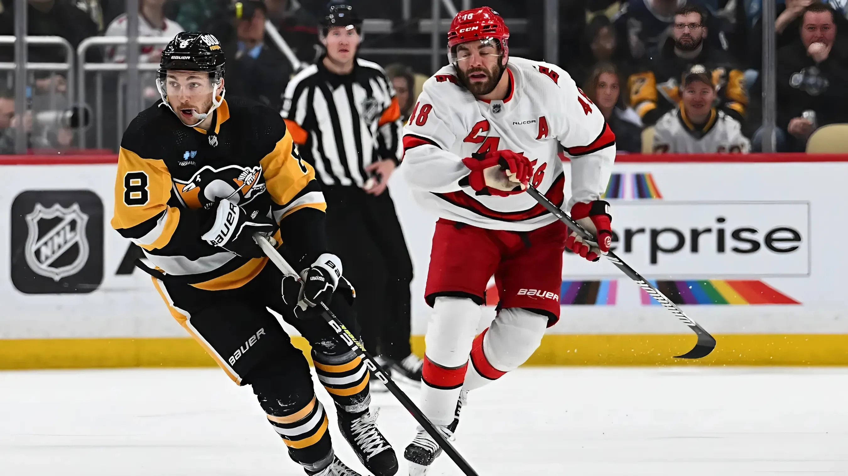 The Carolina Hurricanes Head to Pittsburgh to Play the Penguins Tonight