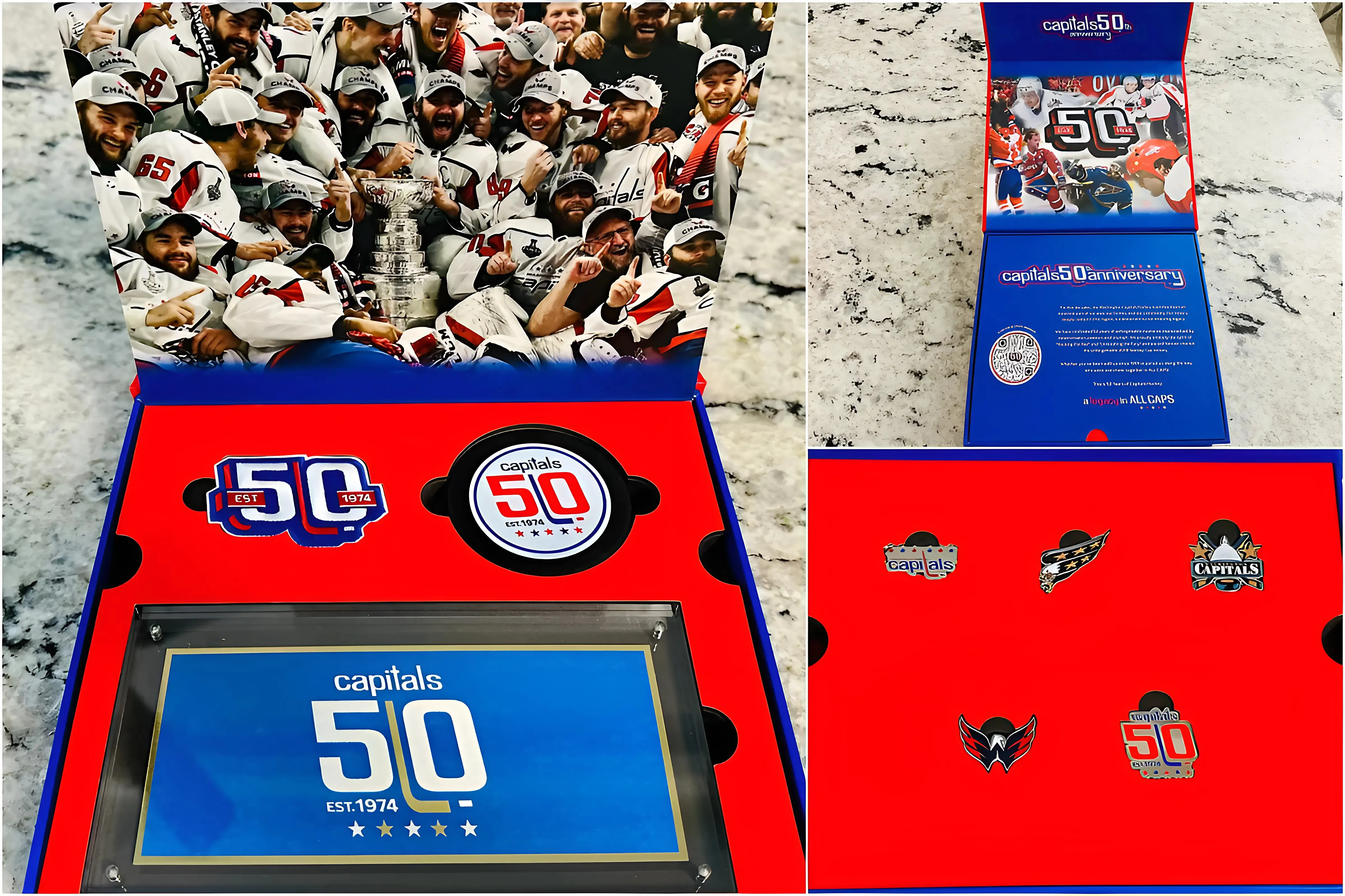 Washington Capitals send season-ticket holders special gift box commemorating team’s 50th anniversary trucc