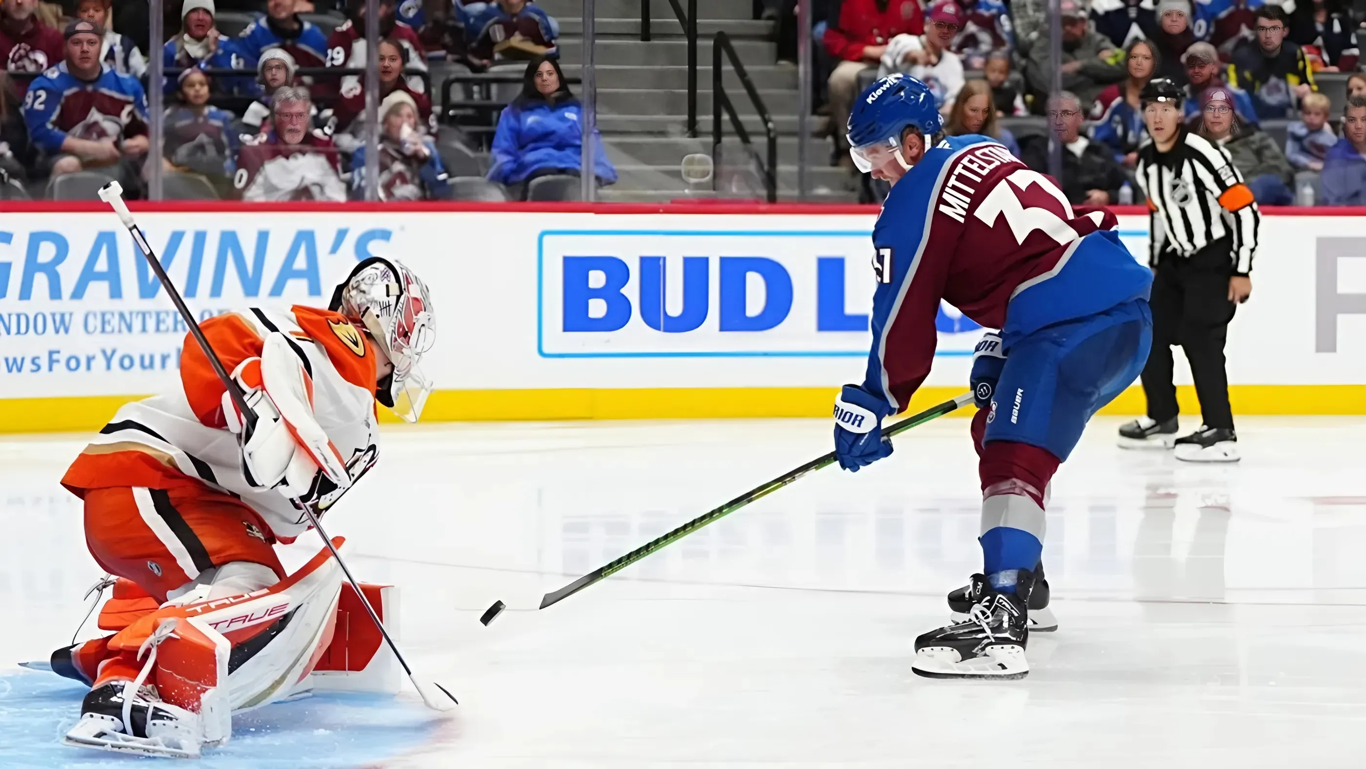 Avs get first win, beat Ducks in OT on Nathan MacKinnon's goal