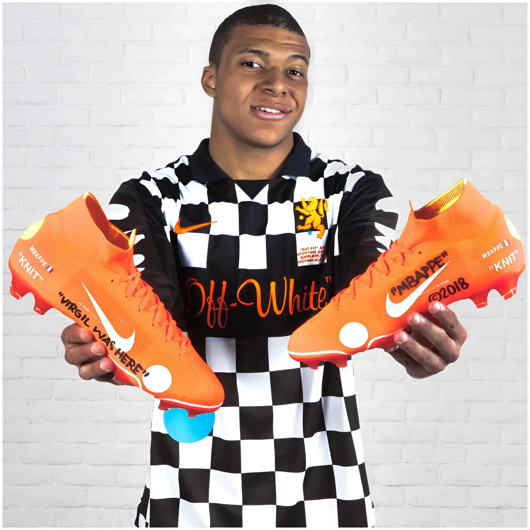 Nike Football revela su segunda colaboración Mercurial 360 mientras Kylian Mbappé estrena las botas de Off-White inspiradas en Virgil Abloh