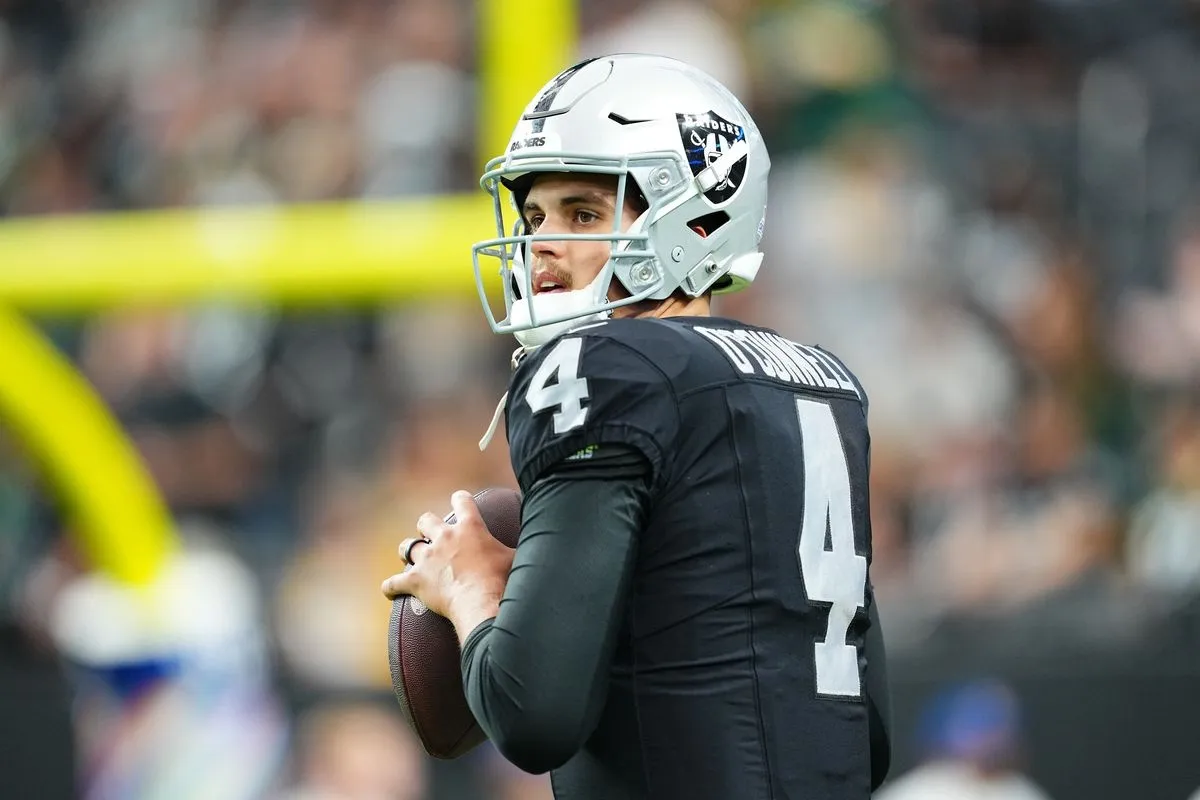 Raiders QB Aidan O’Connell Is Making History for the Wrong Reason