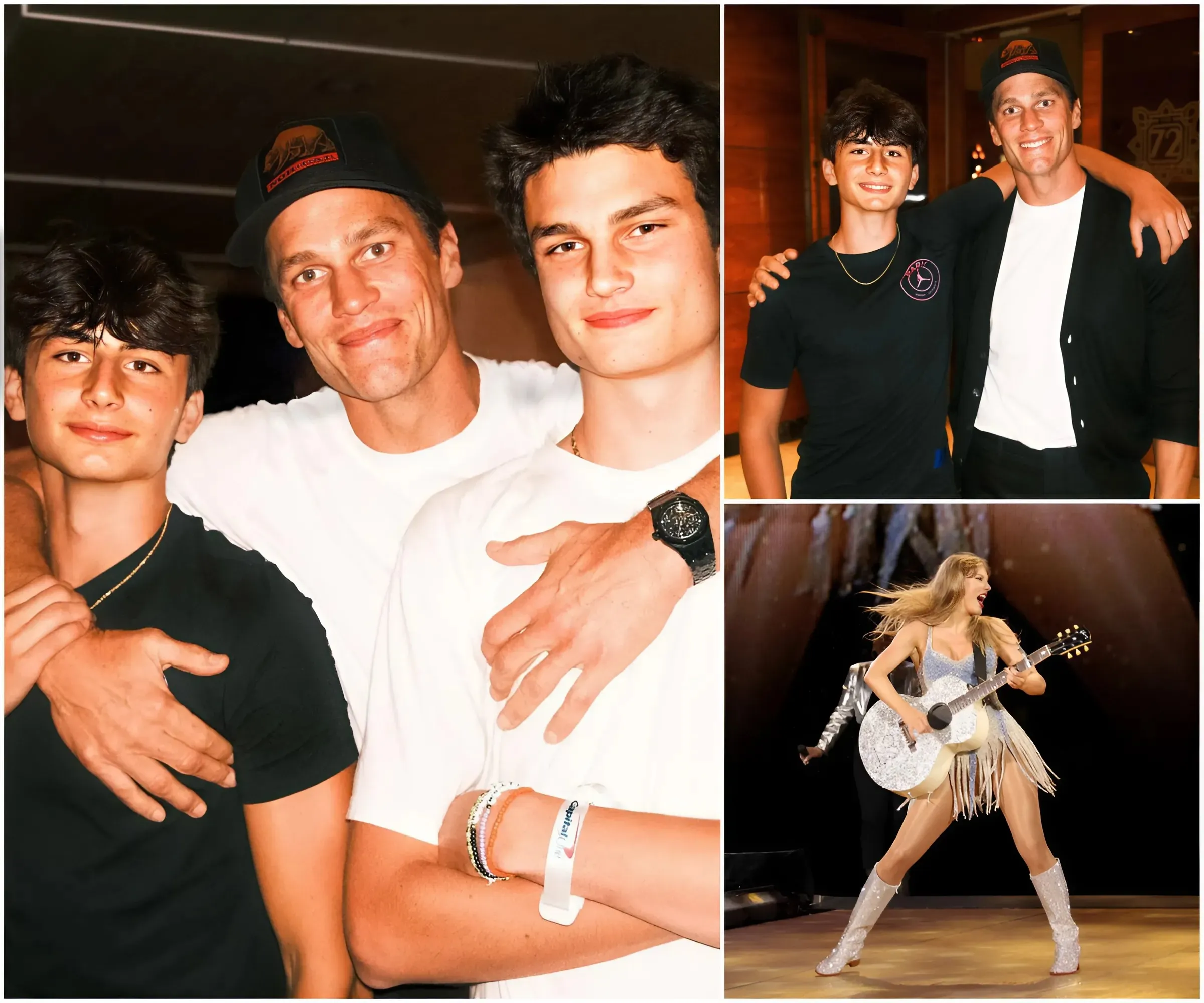 Tom Brady attends Taylor Swift’s Eras Tour with sons Jack, 17, and Benjamin, 14, for ‘boys night’ in Miami