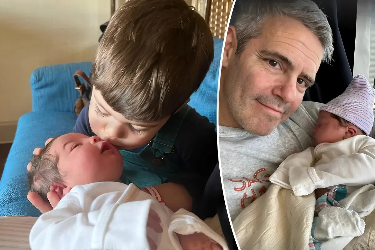 Andy Cohen Shares Heartwarming Photo of Son Benjamin Kissing Sister Lucy - lulu