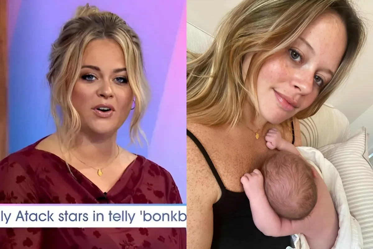 Emily Atack returns to TV after giving birth as she opens up about motherhood and naked scenes in Disney’s Rivals ngocc