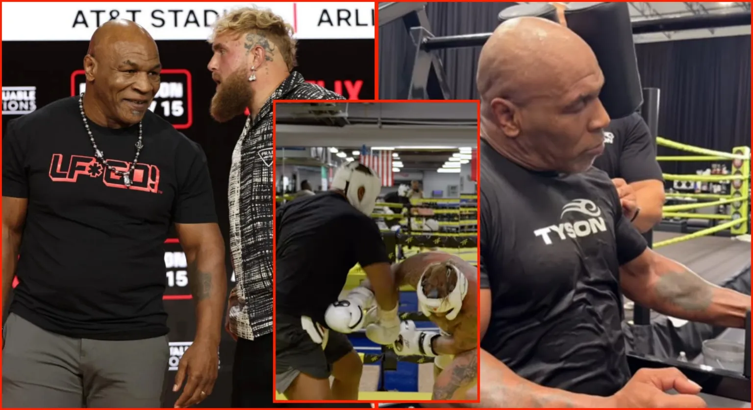 Mike Tyson responds to Jake Paul’s ‘don’t charge at me’ warning with neck workout footage and bold fight prediction