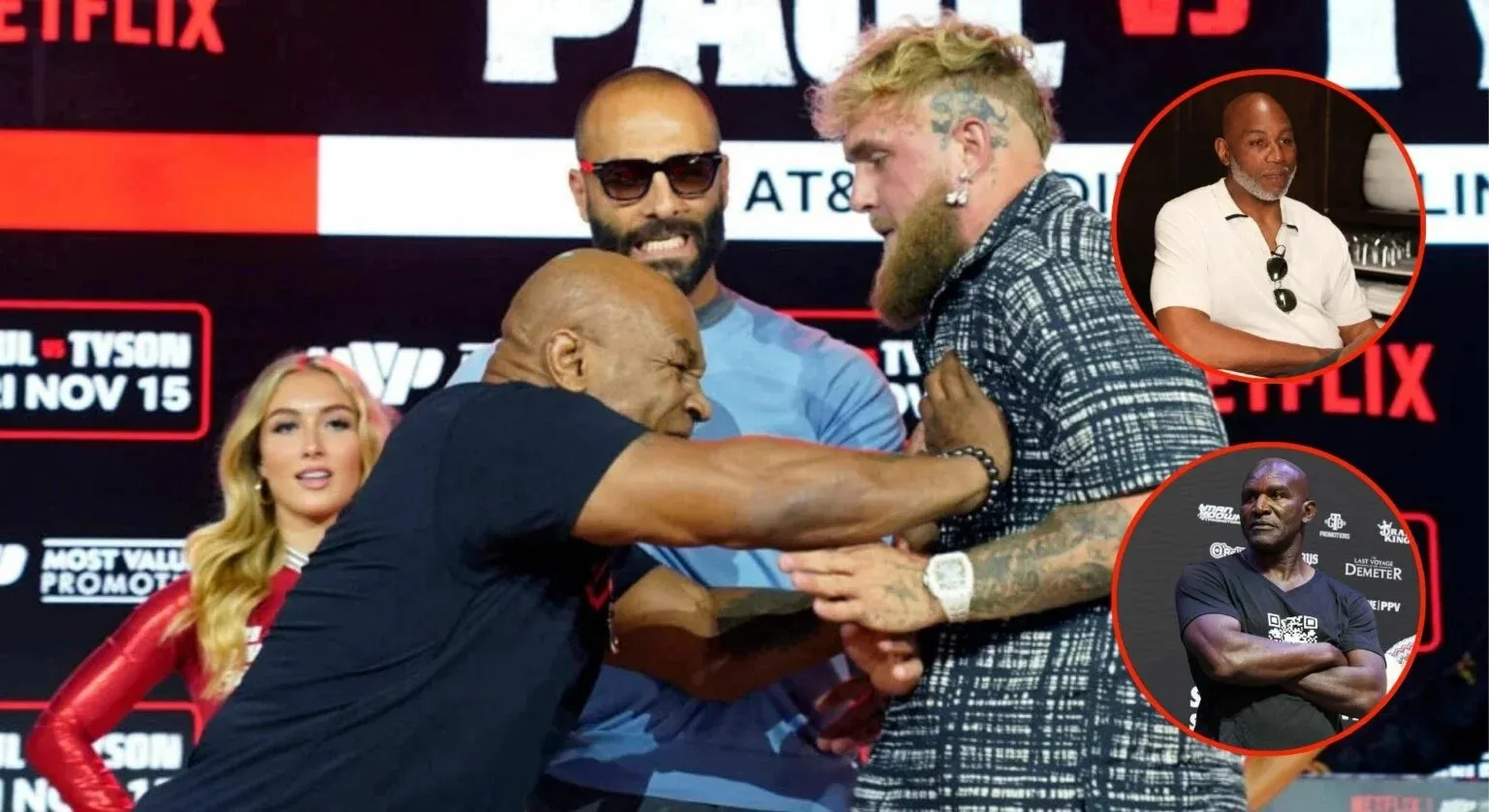 Mike Tyson’s former rivals Lennox Lewis and Evander Holyfield share same prediction ahead of controversial Jake Paul fight