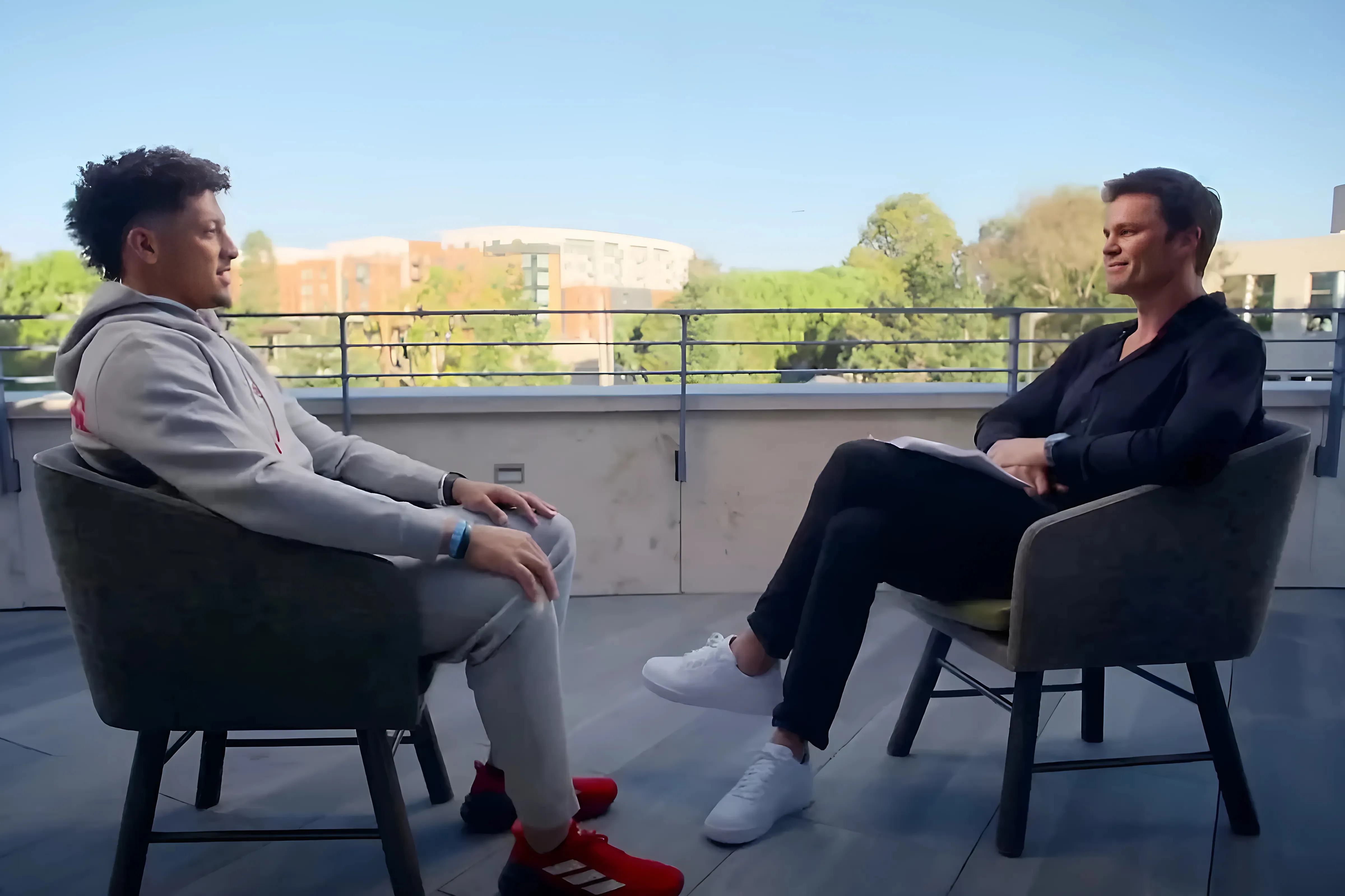 Patrick Mahomes and Tom Brady make feelings on NFL comparisons very clear to each other