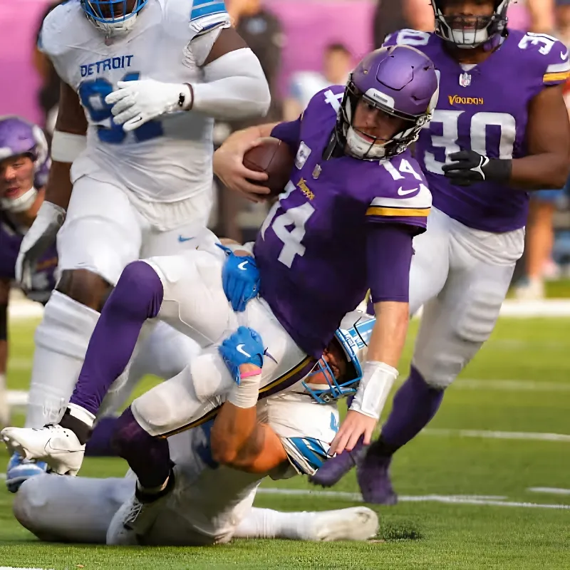 Minnesota Vikings' Sam Darnold Reacts To Last-Minute Loss To Detroit Lions: 'Resilient'