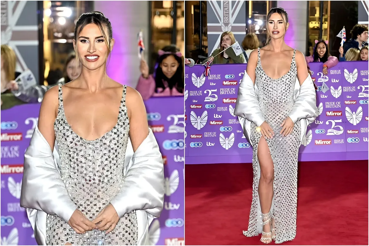 Ferne McCann reveals fears over Dancing On Ice appearance as she stuns in a plunging sequinned gown at the Pride Of Britain Awards liennhi