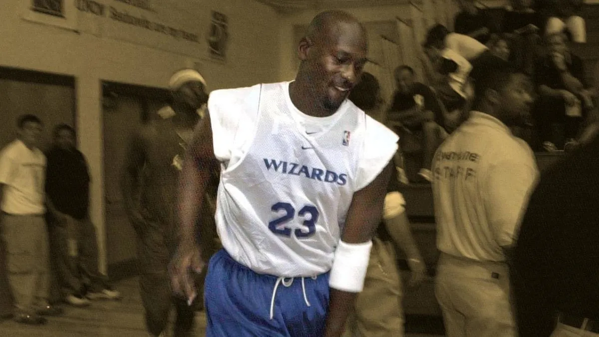 When Michael Jordan joined Wizards practice as an executive: "Still got the same game, hasn't gone anywhere"