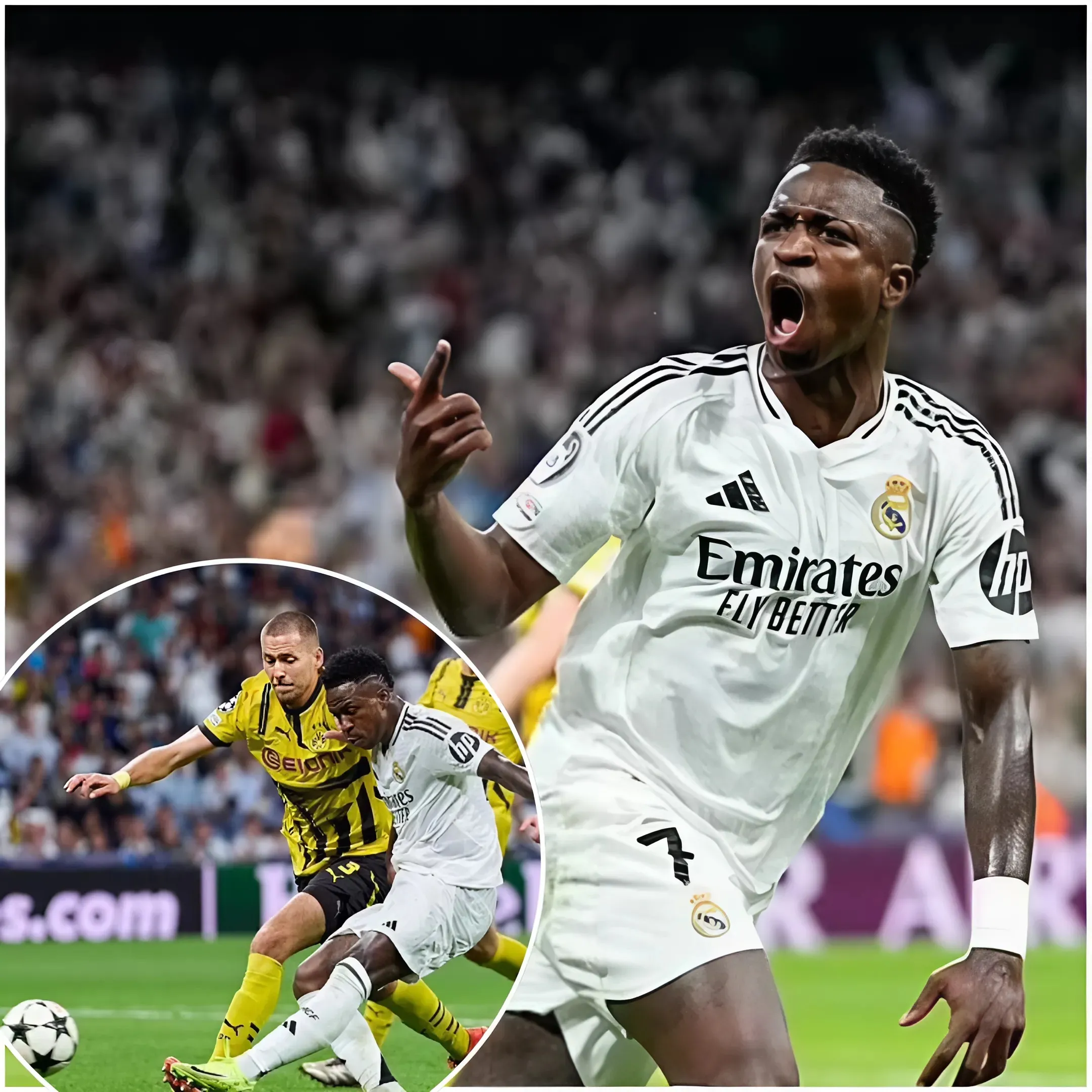 NOTICIAS DE ÚLTIMA HORA: Real Madrid 5-2 Borussia Dortmund: Vinicius Jr. anotó un impresionante triplete y los campeones de la Liga de Campeones anotaron CINCO goles en el segundo tiempo para remontar un 2-0 después...