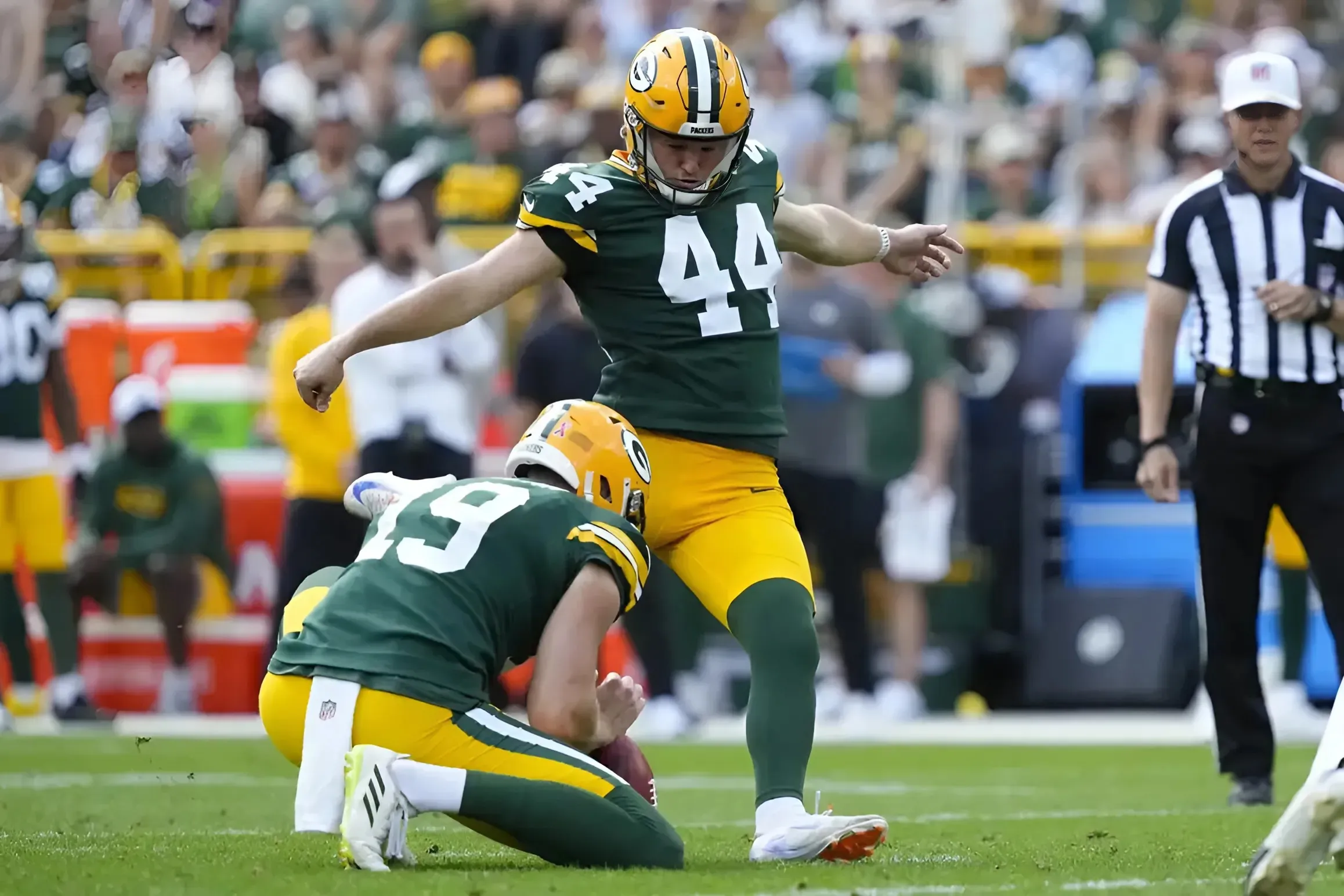 Former Green Bay Packers Kicker Brayden Narveson Works Out for AFC Contender