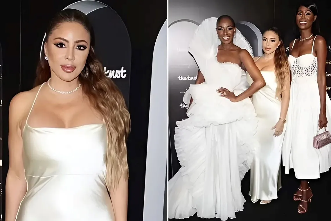 Larsa Pippen models sexy slip dress as she leads Housewives stars at Guerdy Abraira's party-quang