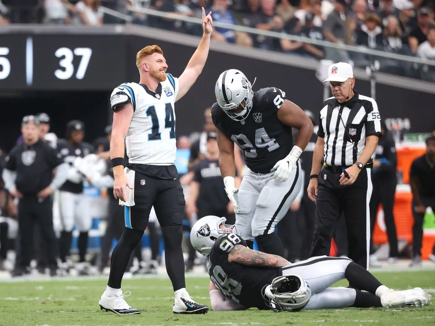 Raiders special teams: Daniel Carlson perfect; A.J. Cole still booming in Week 7 loss