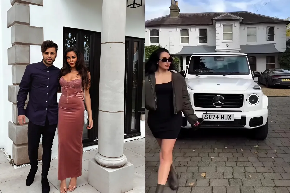 Marnie Simpson shows off her new £137k Mercedes G Class as she ‘takes it for a walk’ on a lead ngocc