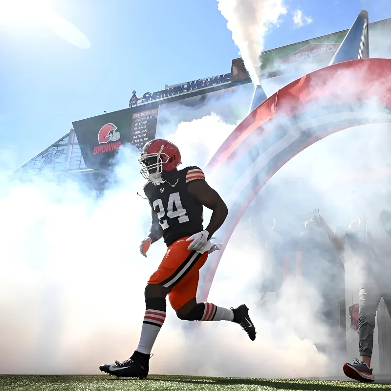 Nick Chubb reacts to scoring in season debut: 'It was great to be out there with the guys'