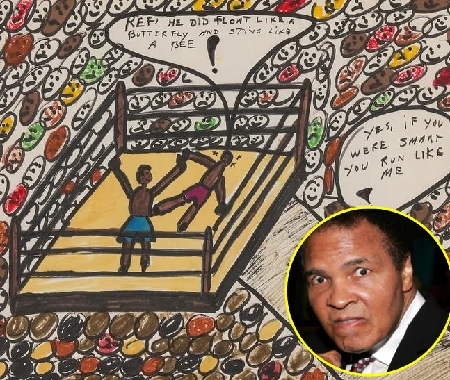 Drawings by boxing great Muhammad Ali sell for more than $1.3m at auction