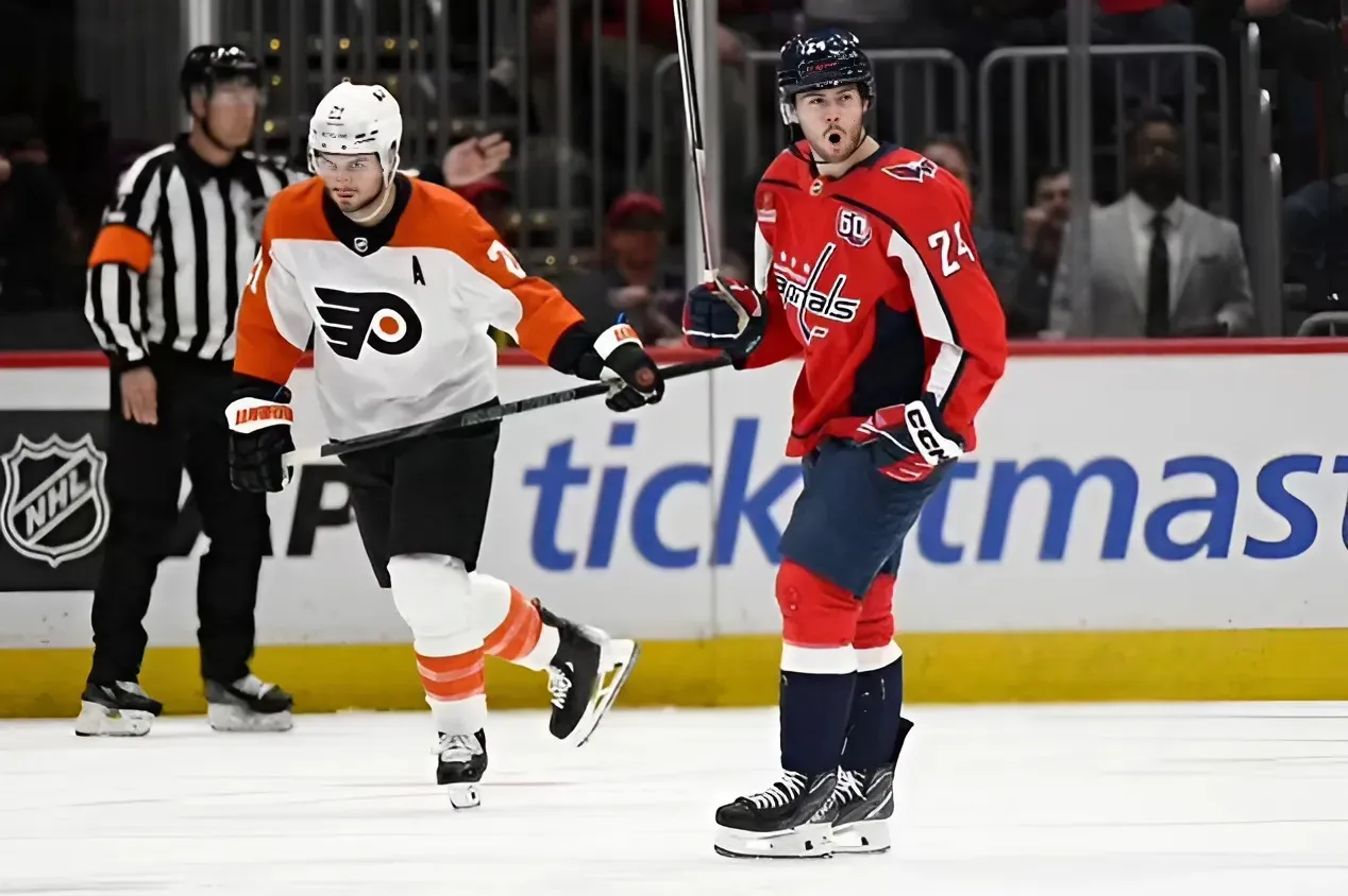 Capitals hand the Flyers a 6th consecutive loss