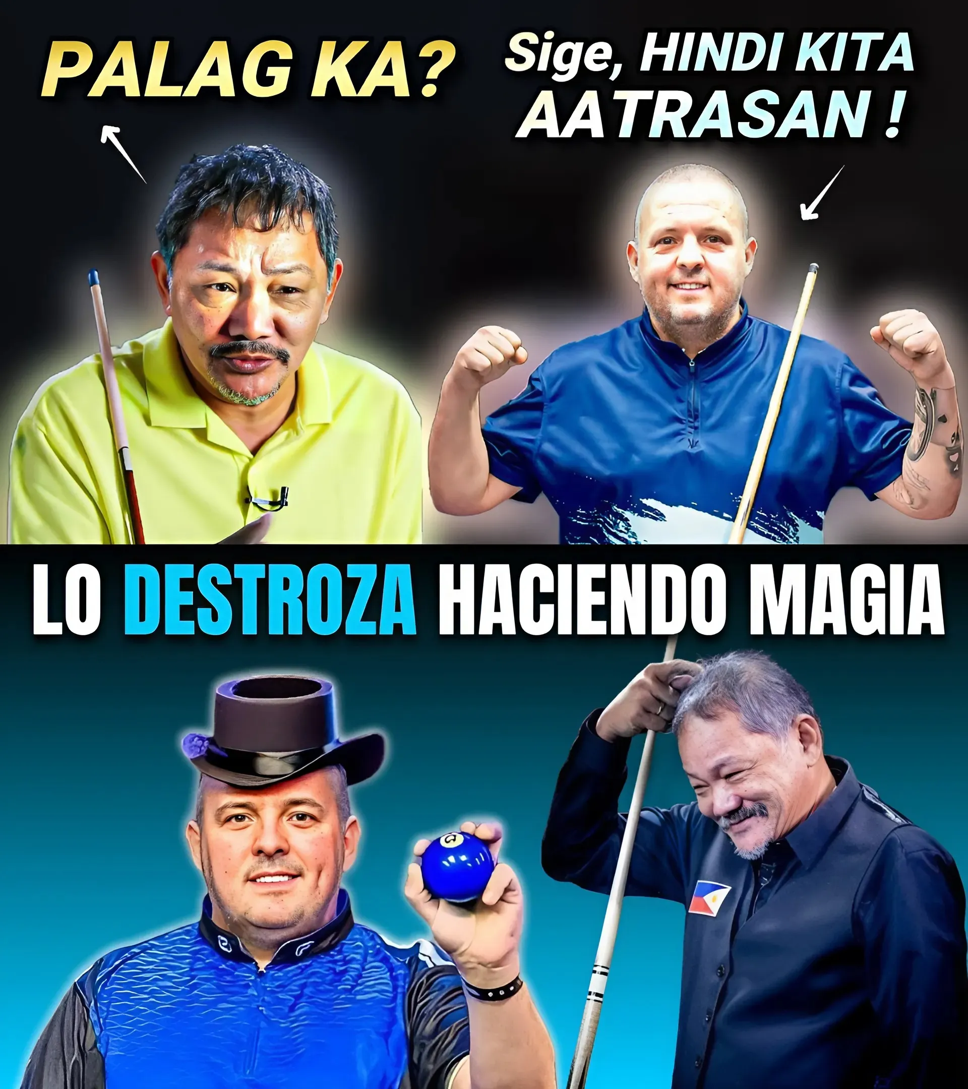 'Wizard' Efren Reyes Defeats 'European Wizard' In Classic Match!