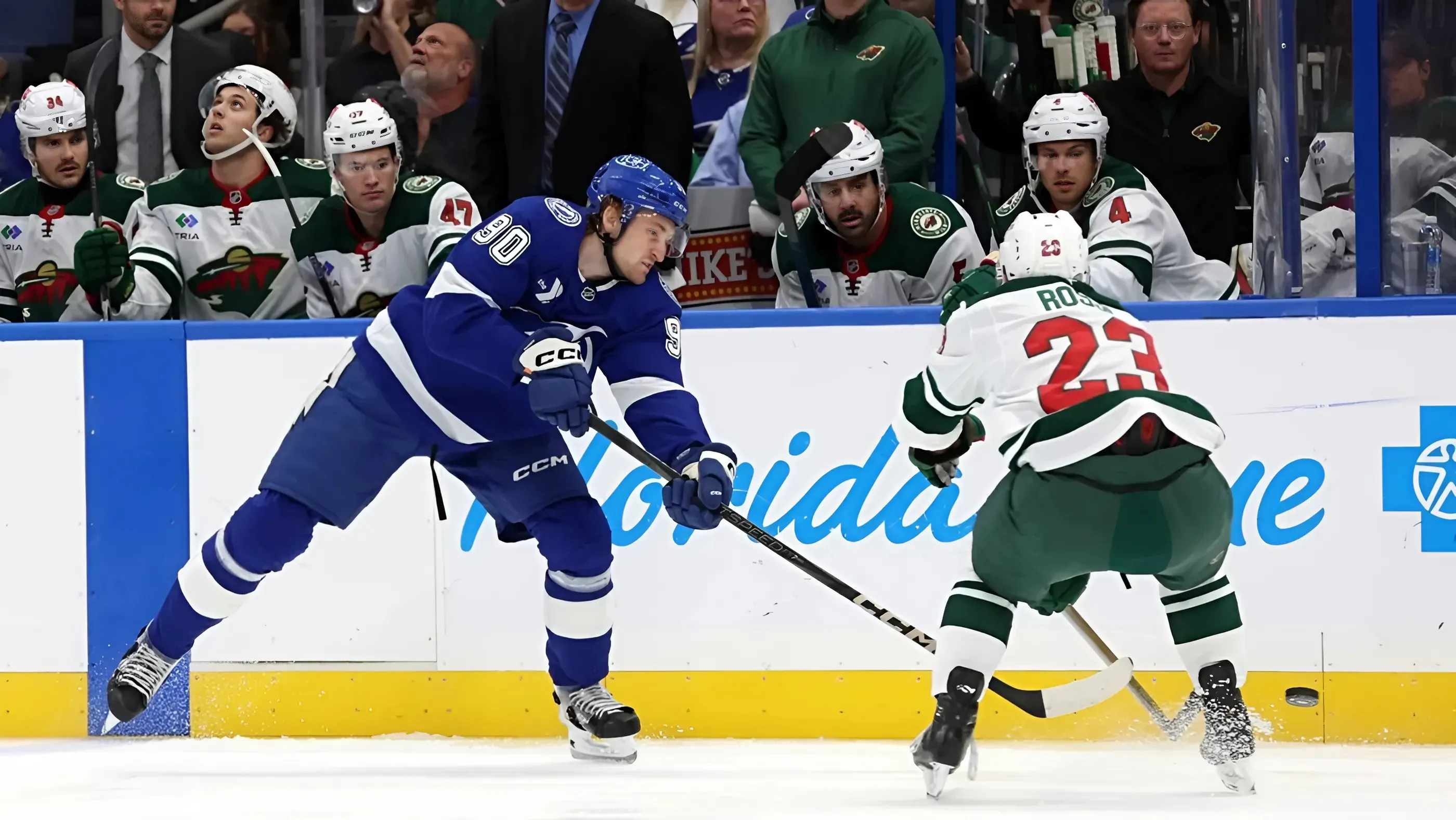 Wild finally trail in regulation, then respond to beat Lightning