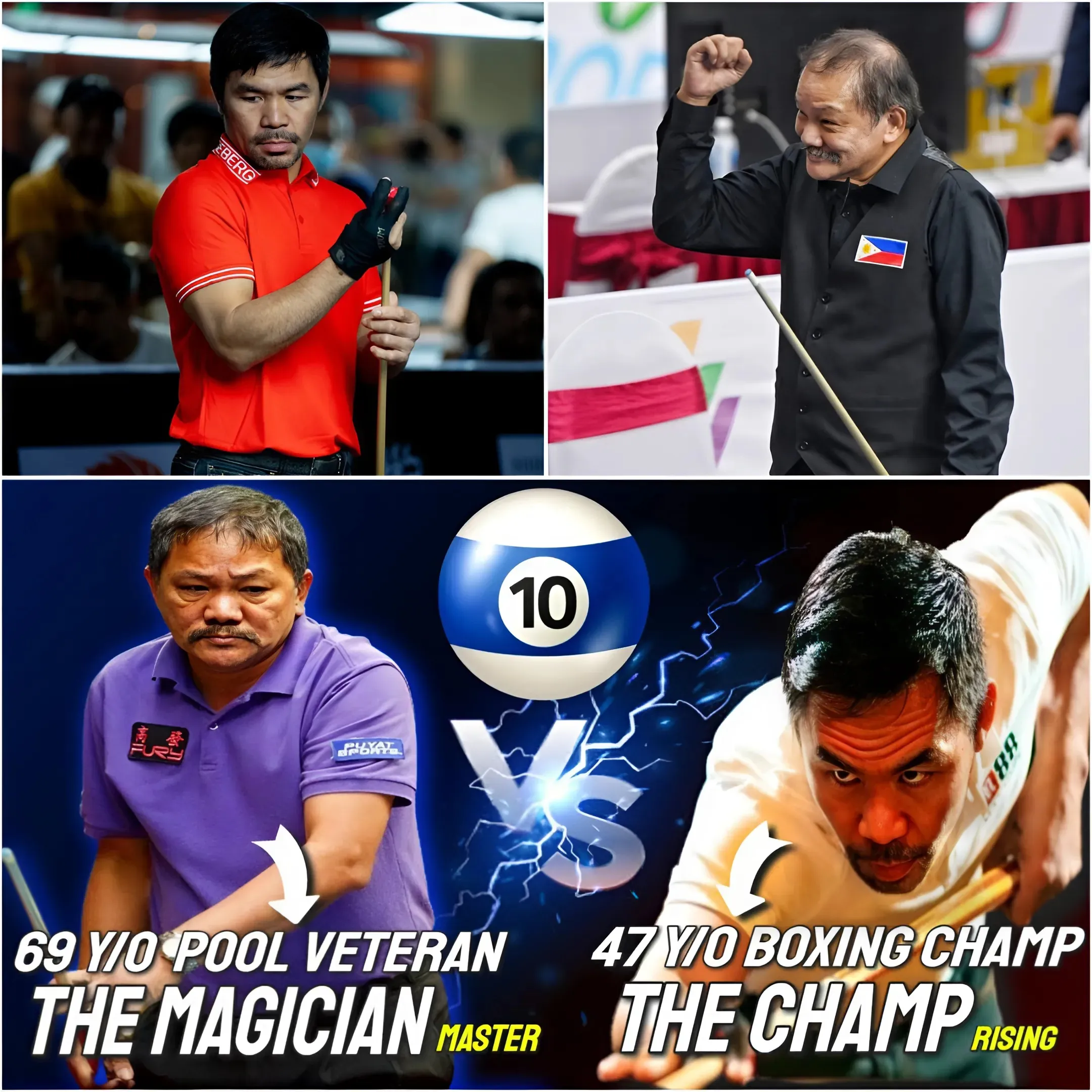 Historic Shock: Manny Pacquiao Knockout 'Wizard' Efren Reyes At MPM 2024!