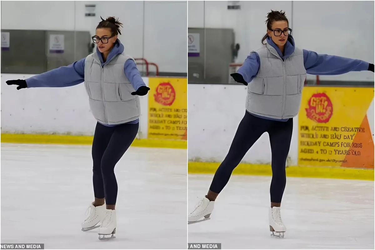 Ferne McCann is laser-focused on the rink as she begins another day of gruelling Dancing On Ice training - after opening up about skating fears liennhi