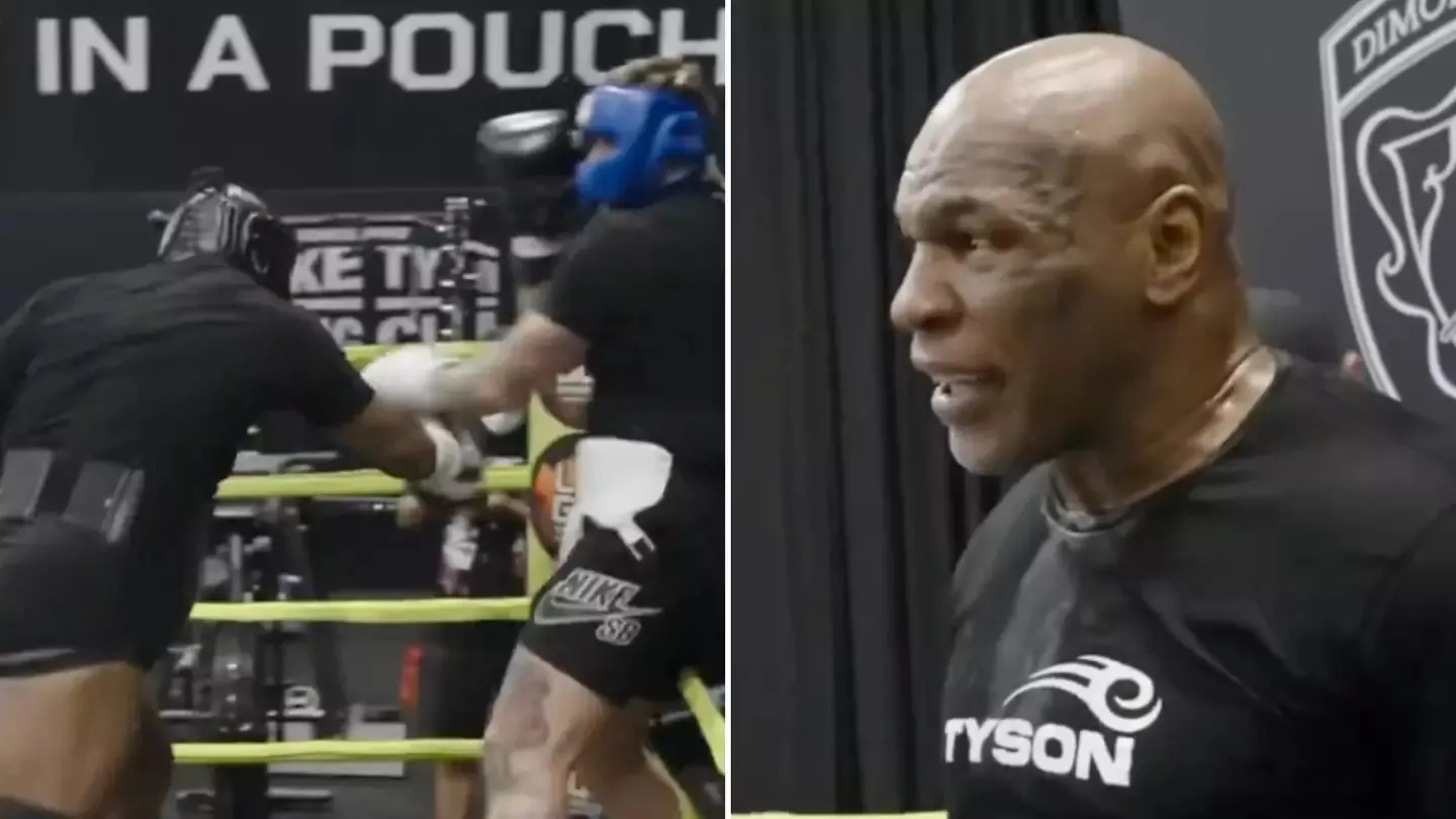 Mike Tyson causes huge concern with sparring performance ahead of Jake Paul fight