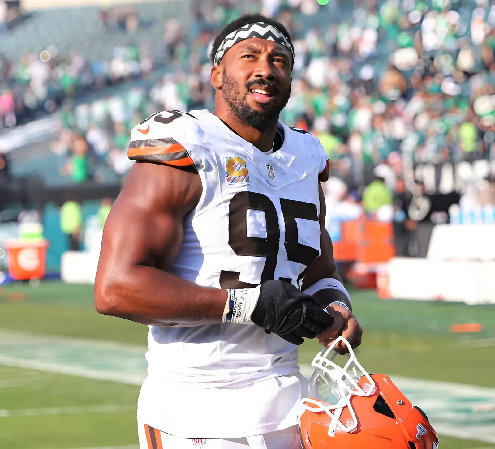 Browns DE Myles Garrett Gives 4-Word Response to Potential Trade