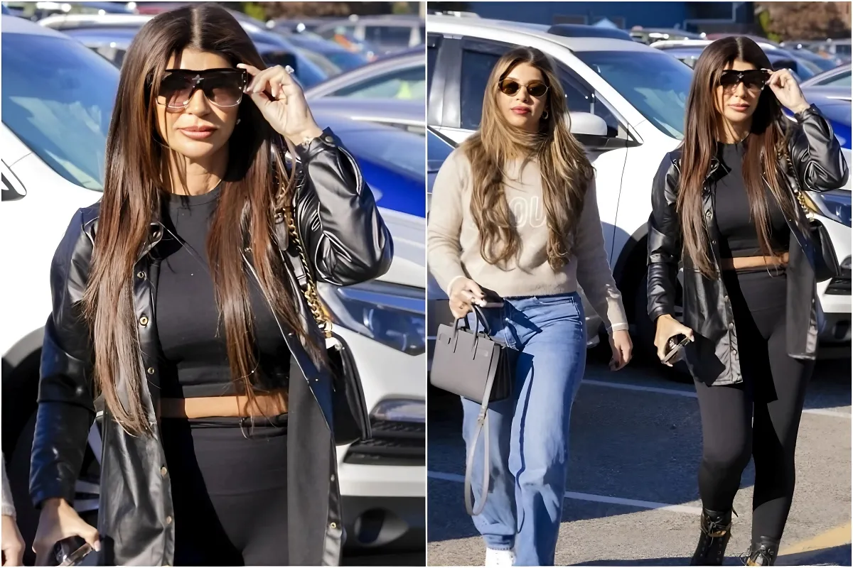 Teresa Giudice Checks Out A Restaurant w/ Daughter ... Thinking About Opening Italian Joint!!!