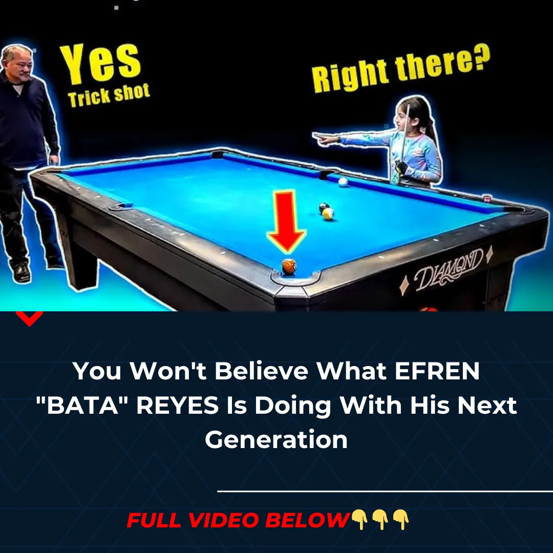 You Won't Believe What EFREN "BATA" REYES Is Doing With His Next Generation