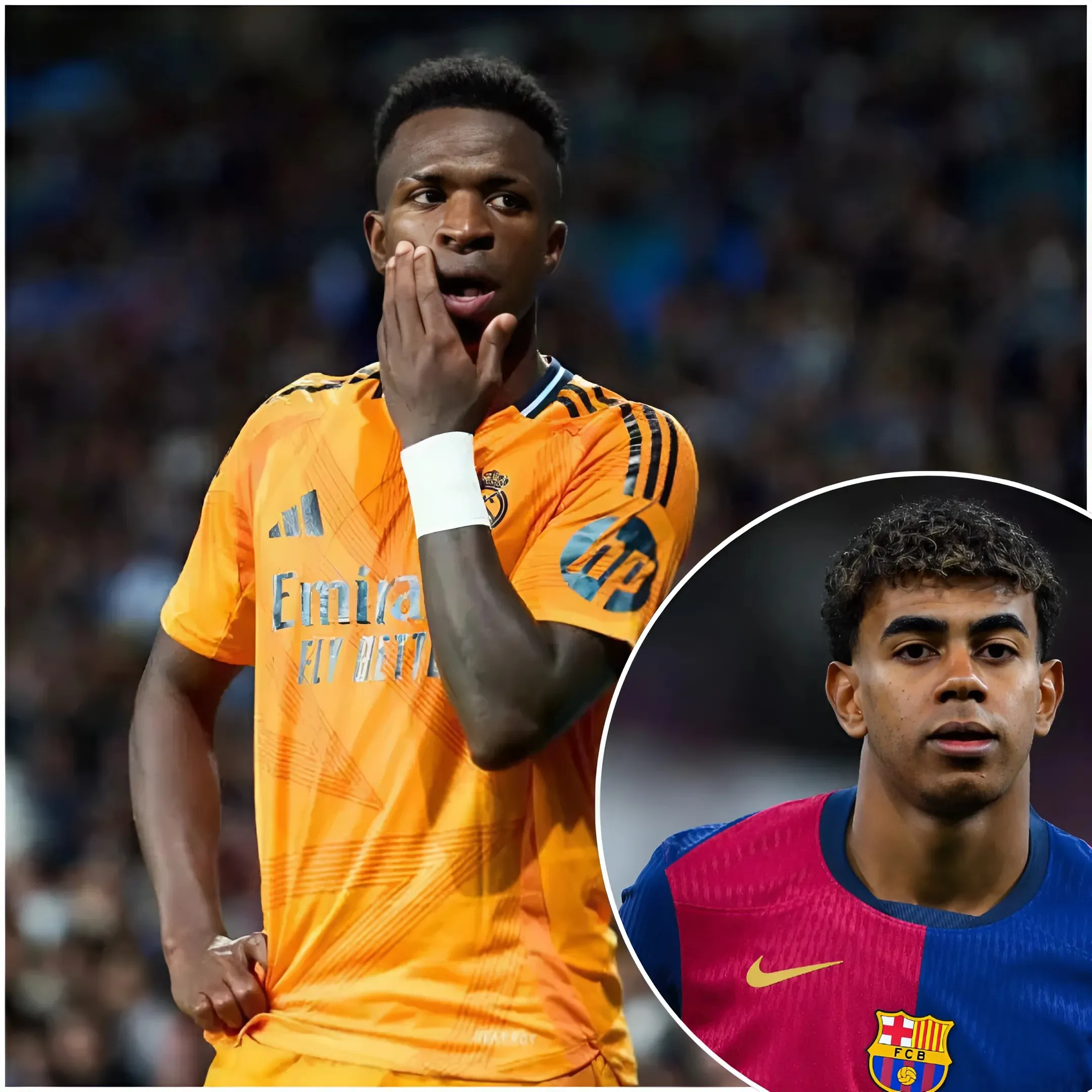 Vinicius Junior envía un mensaje de apoyo a los jugadores del Barcelona tras los insultos racistas en el Bernabéu