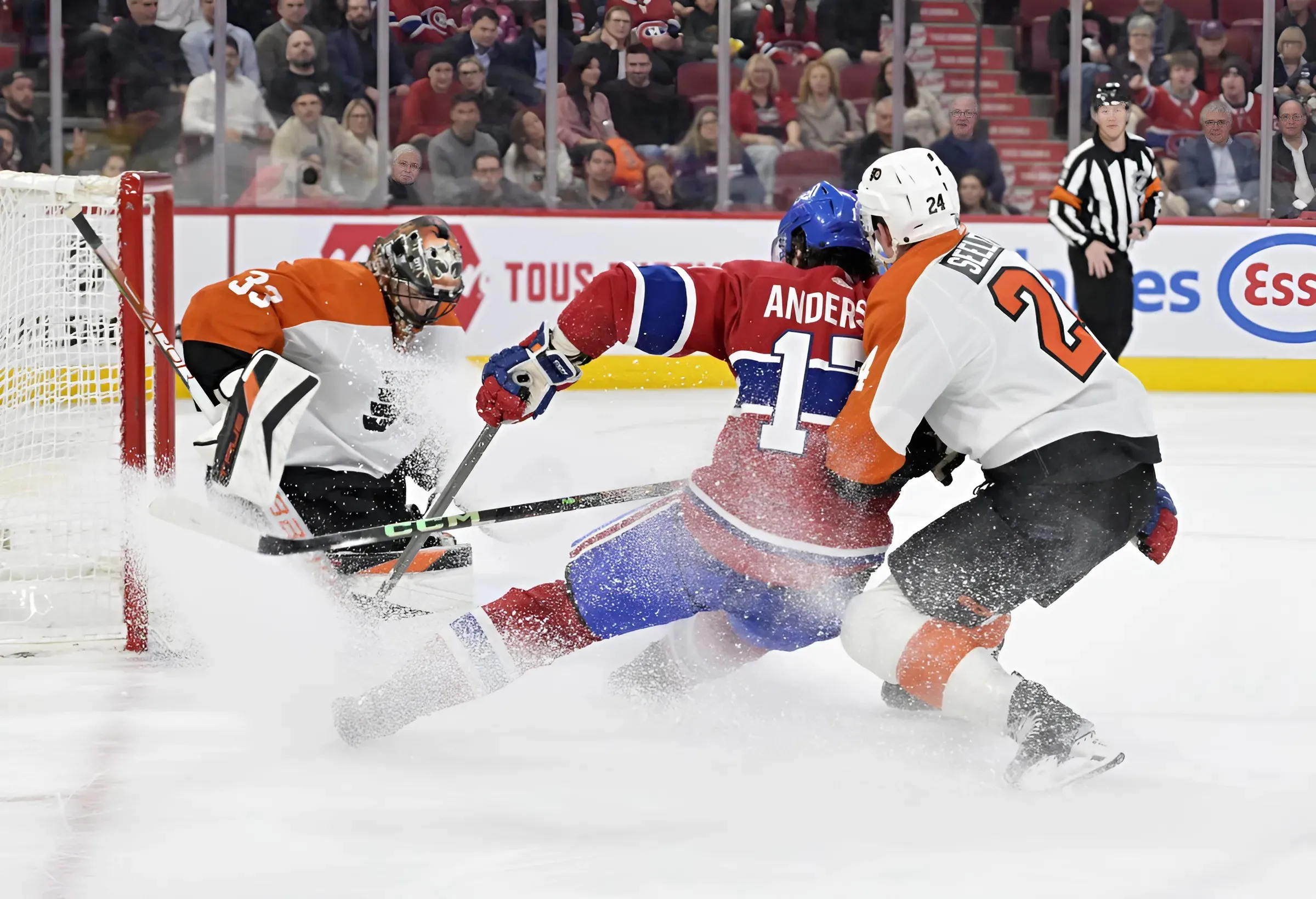 Flyers rookie goaltender to make NHL debut vs. Canadiens