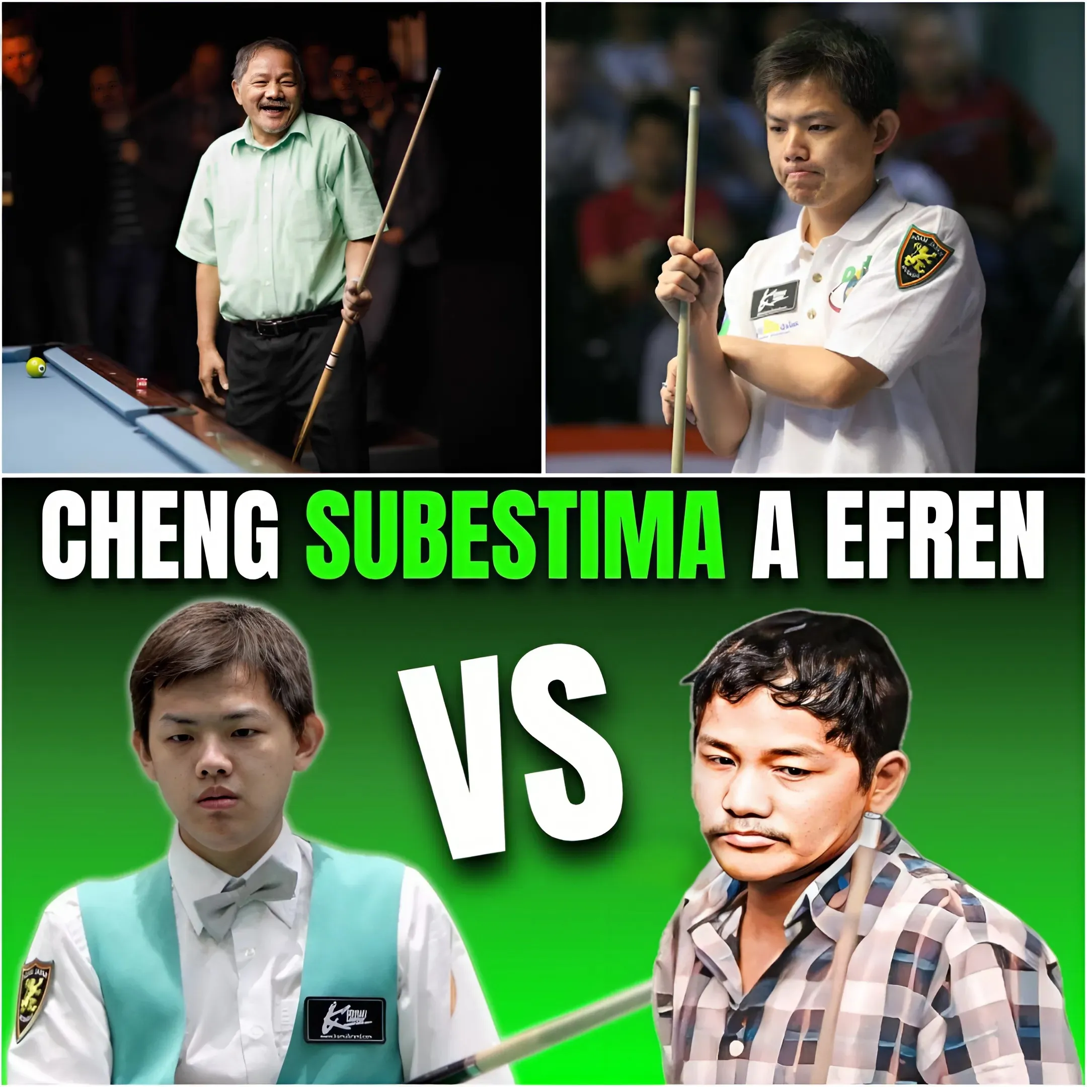 Shocking: Young Cheng Confidently Challenged 'Wizard' Efren Reyes, But The Unexpected Result Happened!