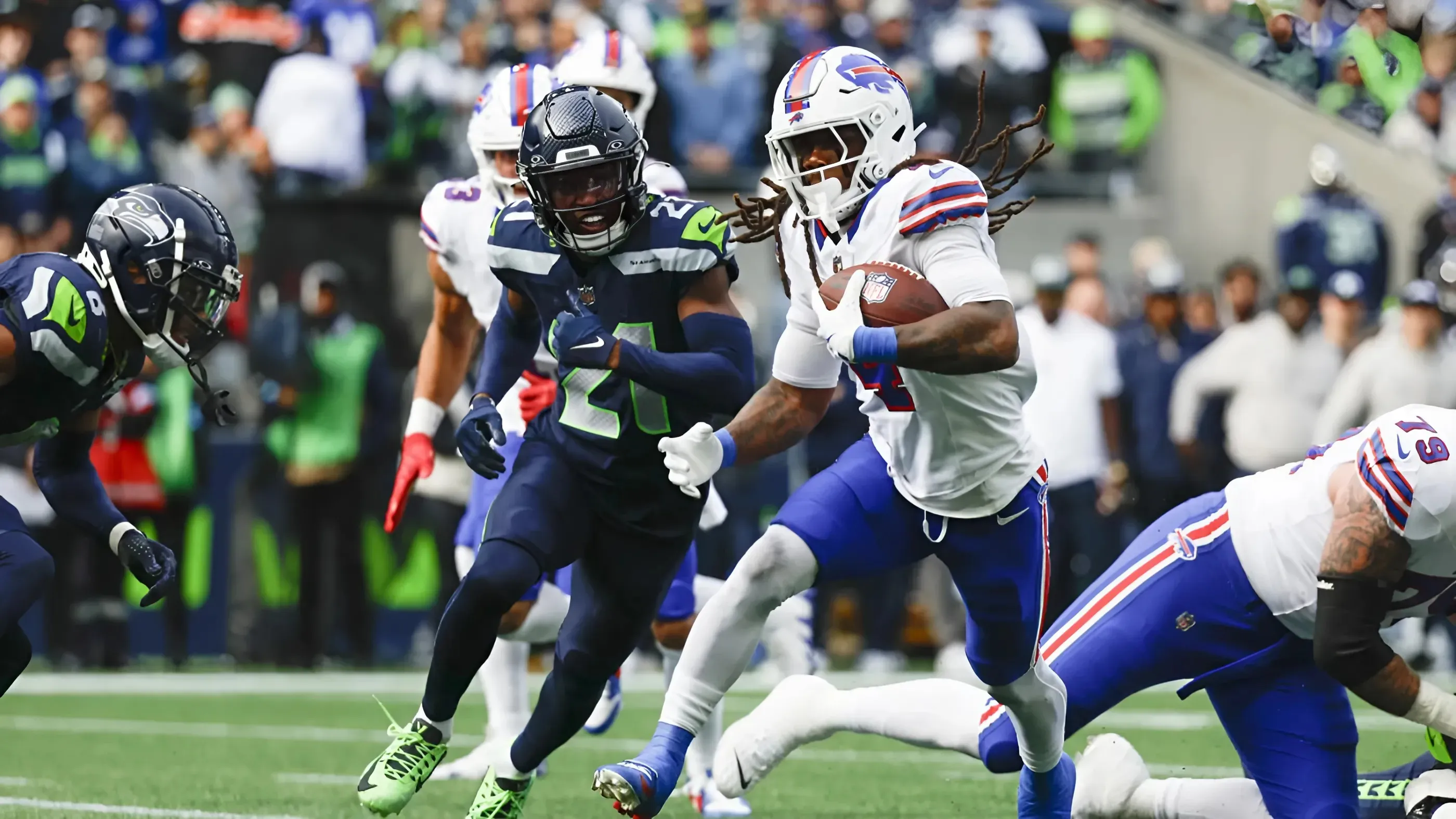 Bills' James Cook logs incredible career first in dominant performance against Seattle Seahawks