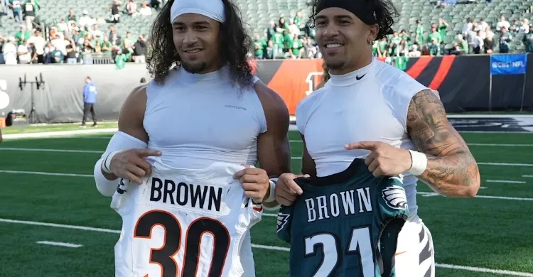 Sydney Brown makes history of a different sort during Eagles' trip to Cincinnati