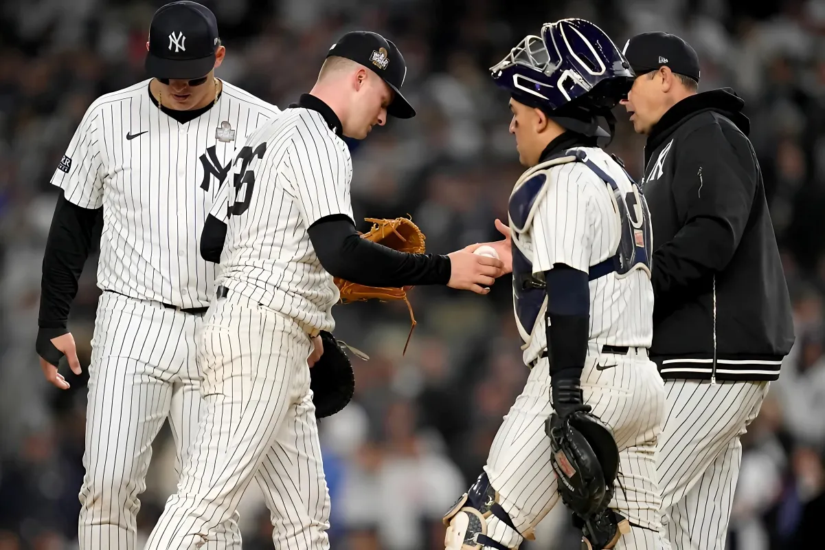 Clarke Schmidt pulled in third inning in Yankees World Series disaster - lulu