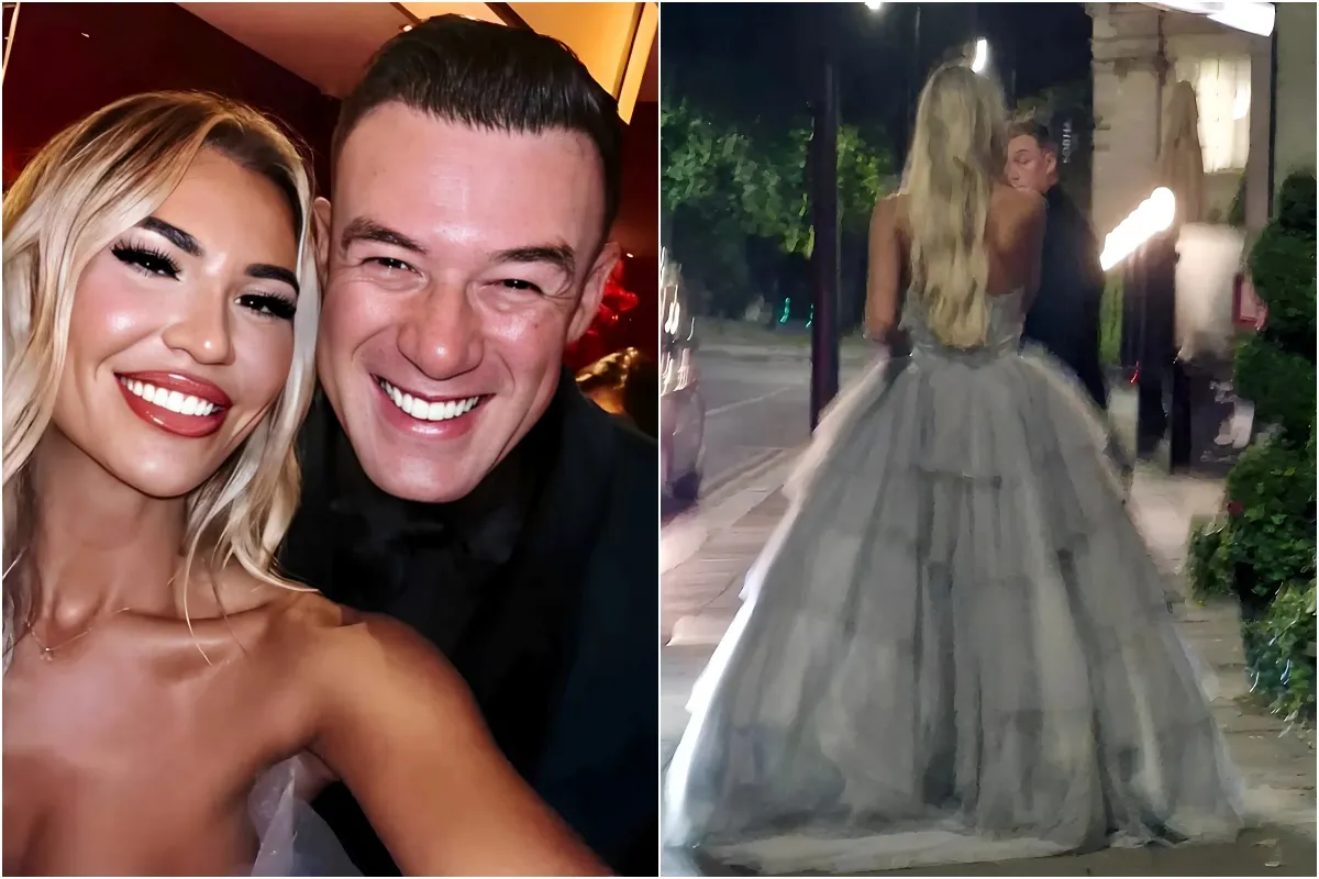 Christine McGuinness gets cosy with Strictly's Kai Widdrington outside the Pride of Britain Awards before the pair pose for selfie - after her ex husband Paddy 'took a swipe at her' liennhi