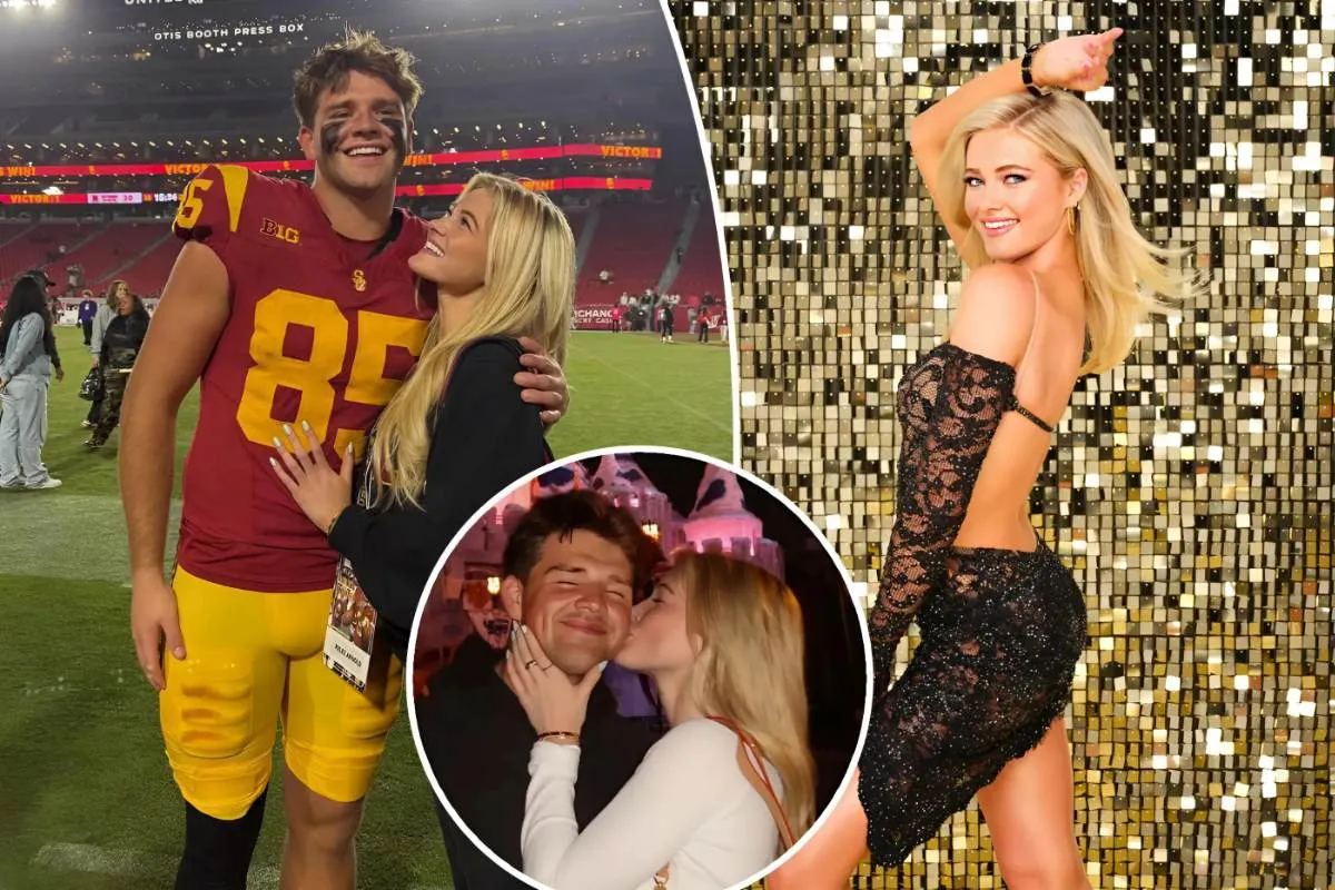 'DWTS' pro Rylee Arnold 'hard launches' relationship with USC tight end Walker Lyons tram