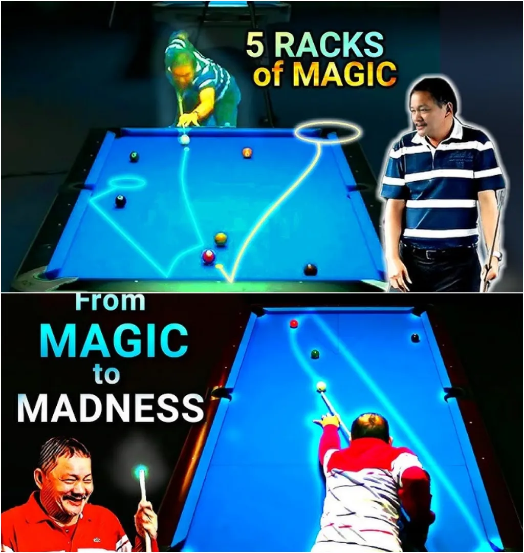 With his incredible skill and creativity, he never fails to amaze and entertain the pool fans. In this article, we will take a look at the top 5 shocking racks of Efren Reyes that have never been seen before.