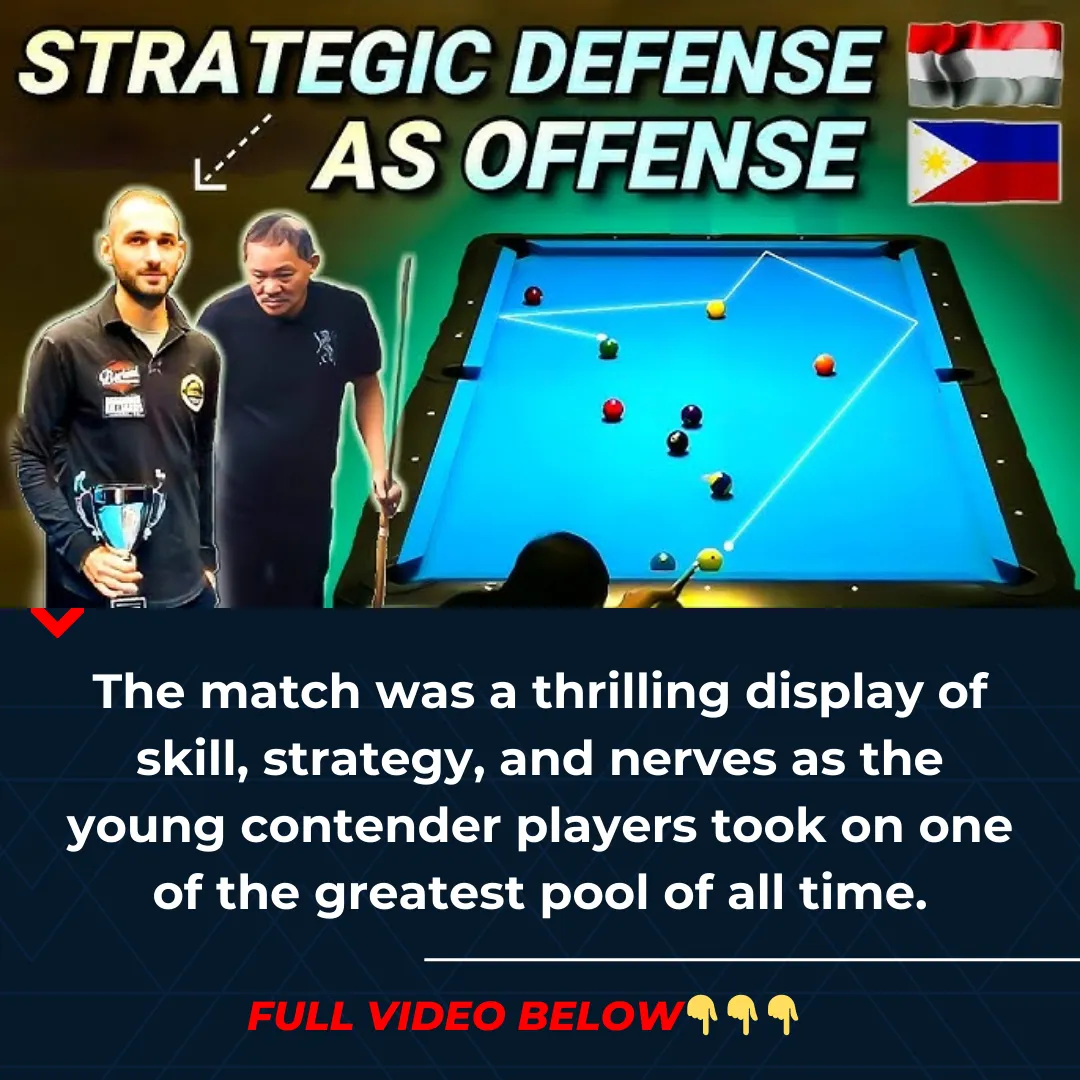 The match was a thrilling display of skill, strategy, and nerves as the young contender players took on one of the greatest pool of all time.