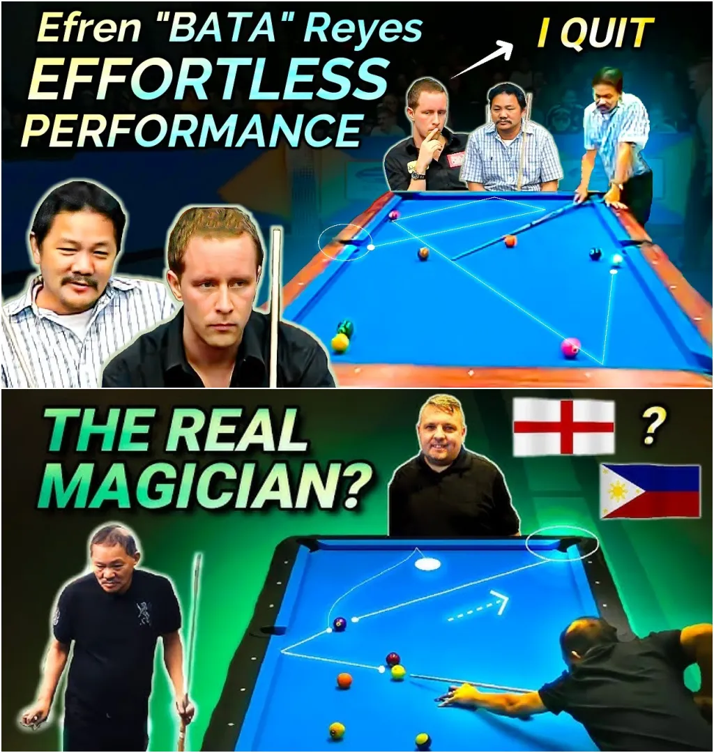 When EFREN REYES almost ended your career as a Pool player...